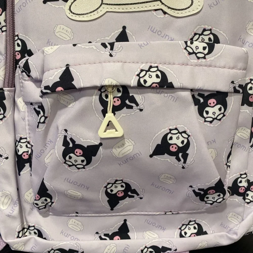 Sanrio Kawaii‎ Kuromi🌸CUTE🌸School Backpack Big Size NEW